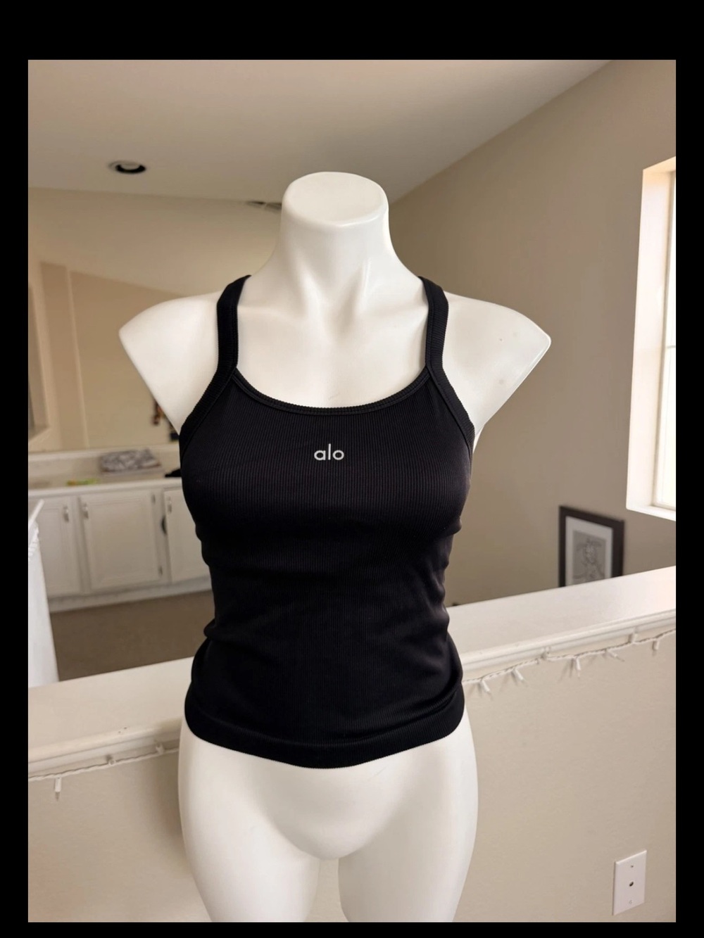 ALO Yoga Seamless Ribbed Favorite Full Length Bra Tank Size XXS? (B3) 100